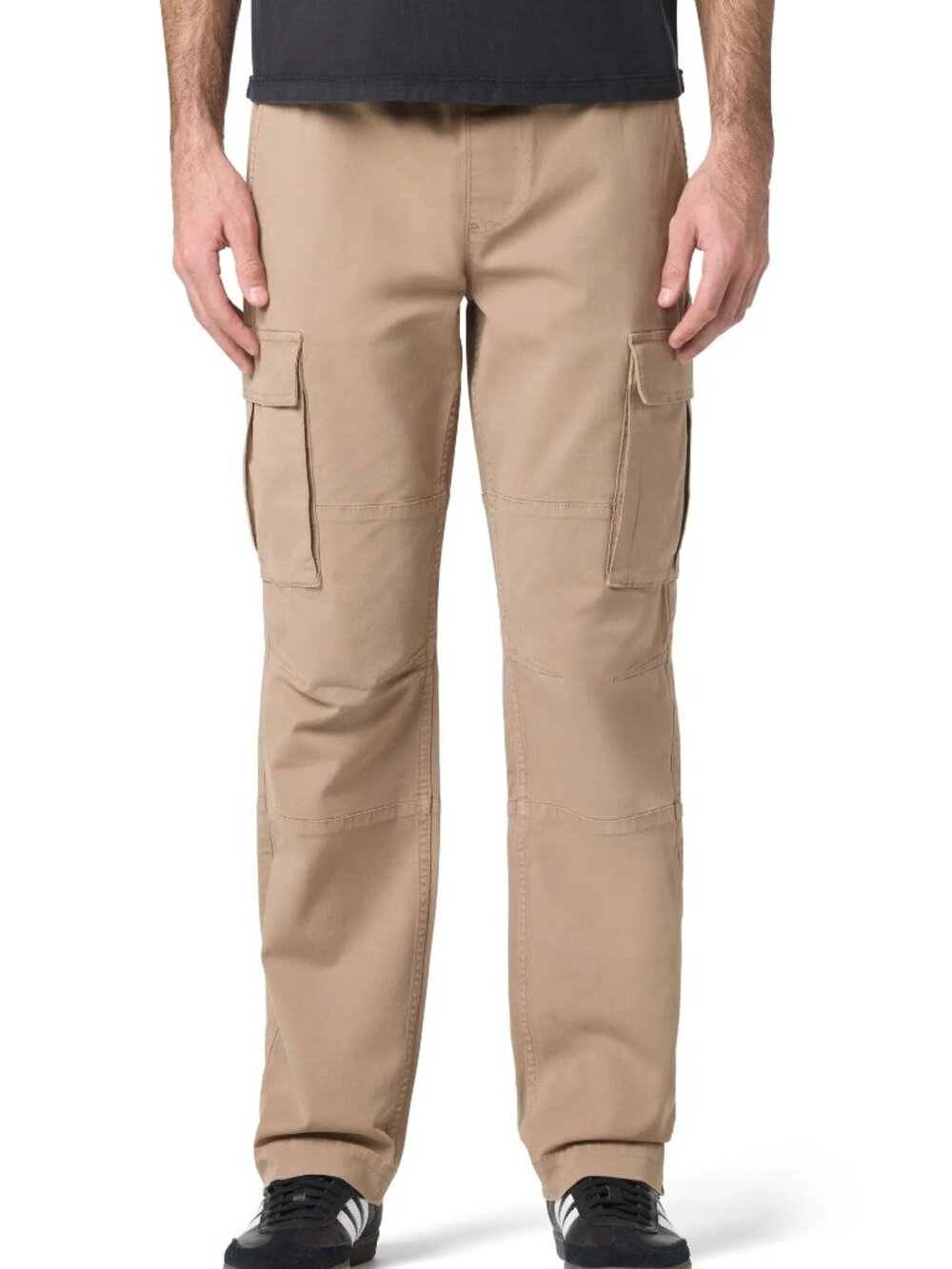 Hudson Jeans Stretch Cotton Cargo Pants in Taupe